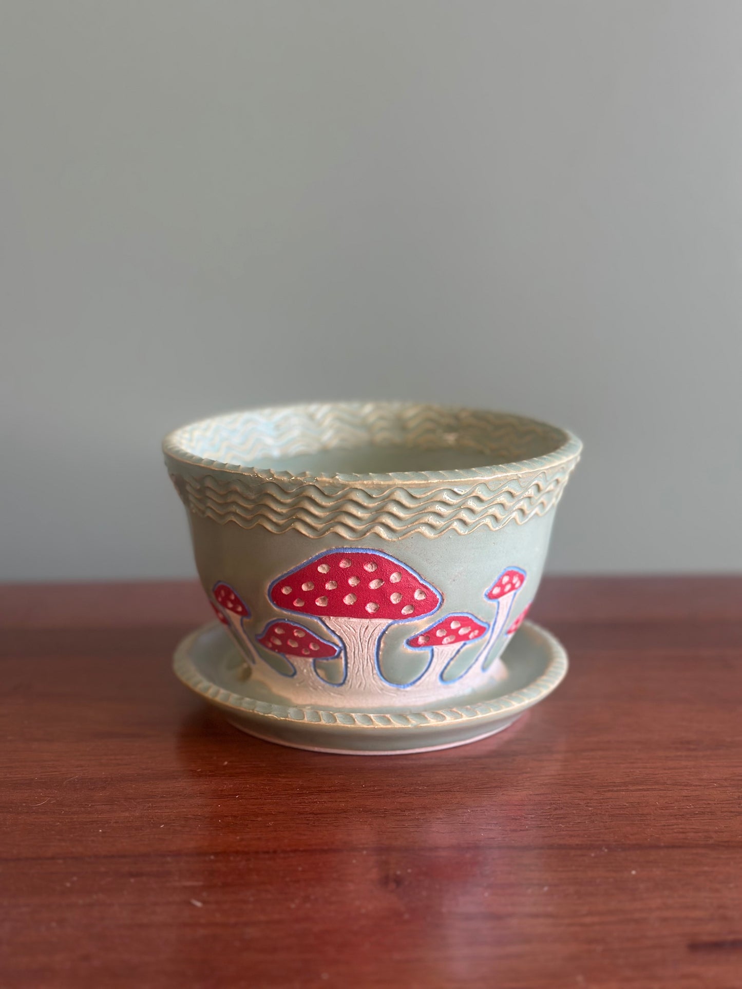 Handmade Pot - GR Mushroom