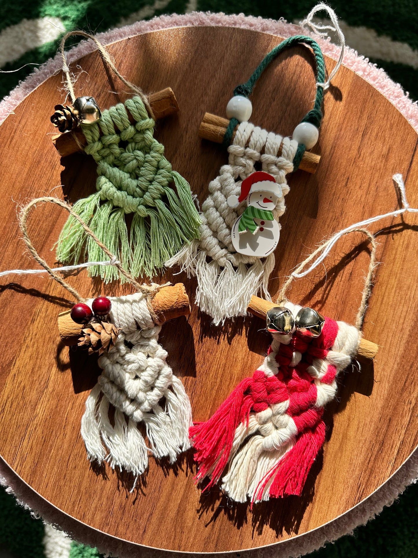 Macrame Ornament - KY handmade