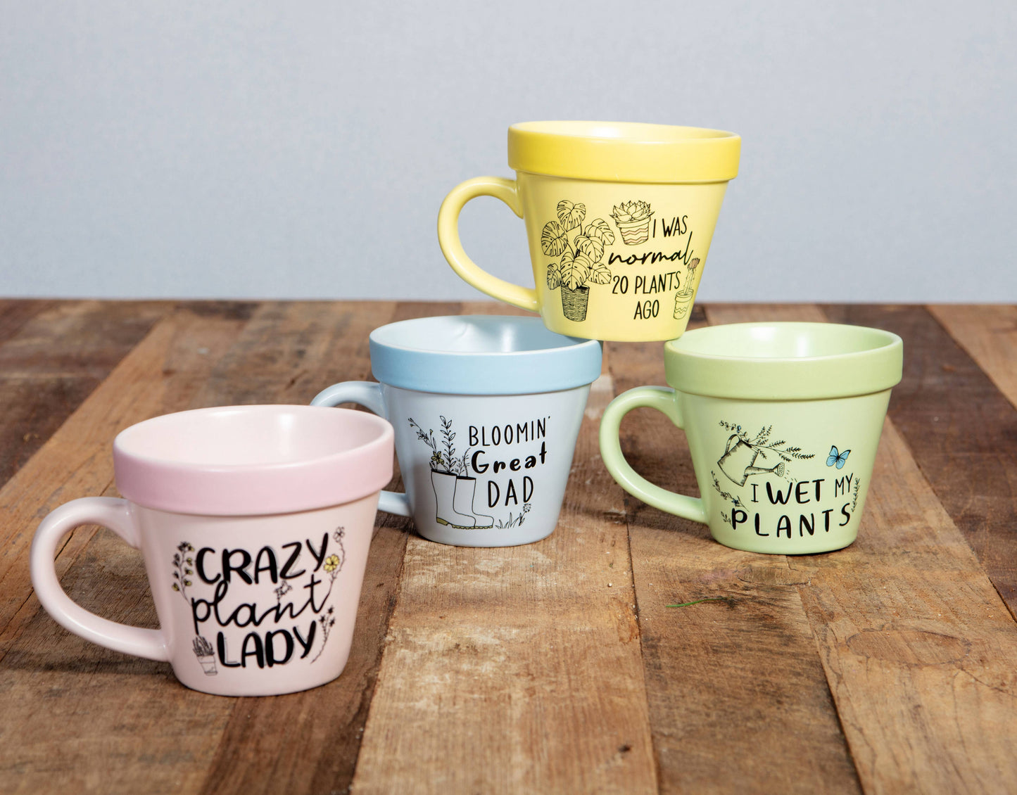 Plant Pot Mug - Gardening Gifts for Plant Moms - Wet Plants