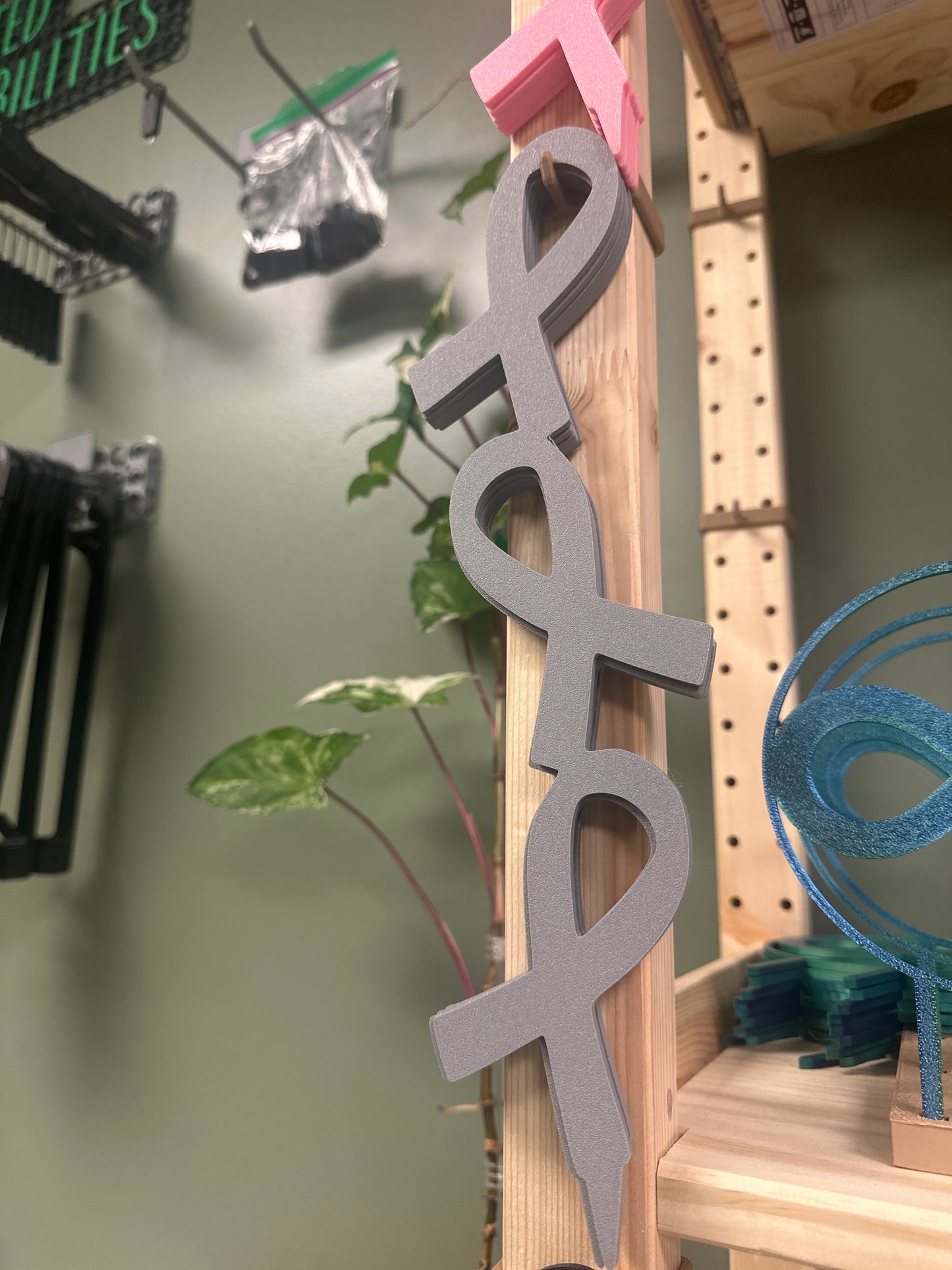 Ribbon Trellis - Grey