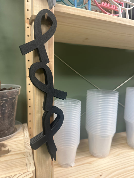 Ribbon Trellis - Black