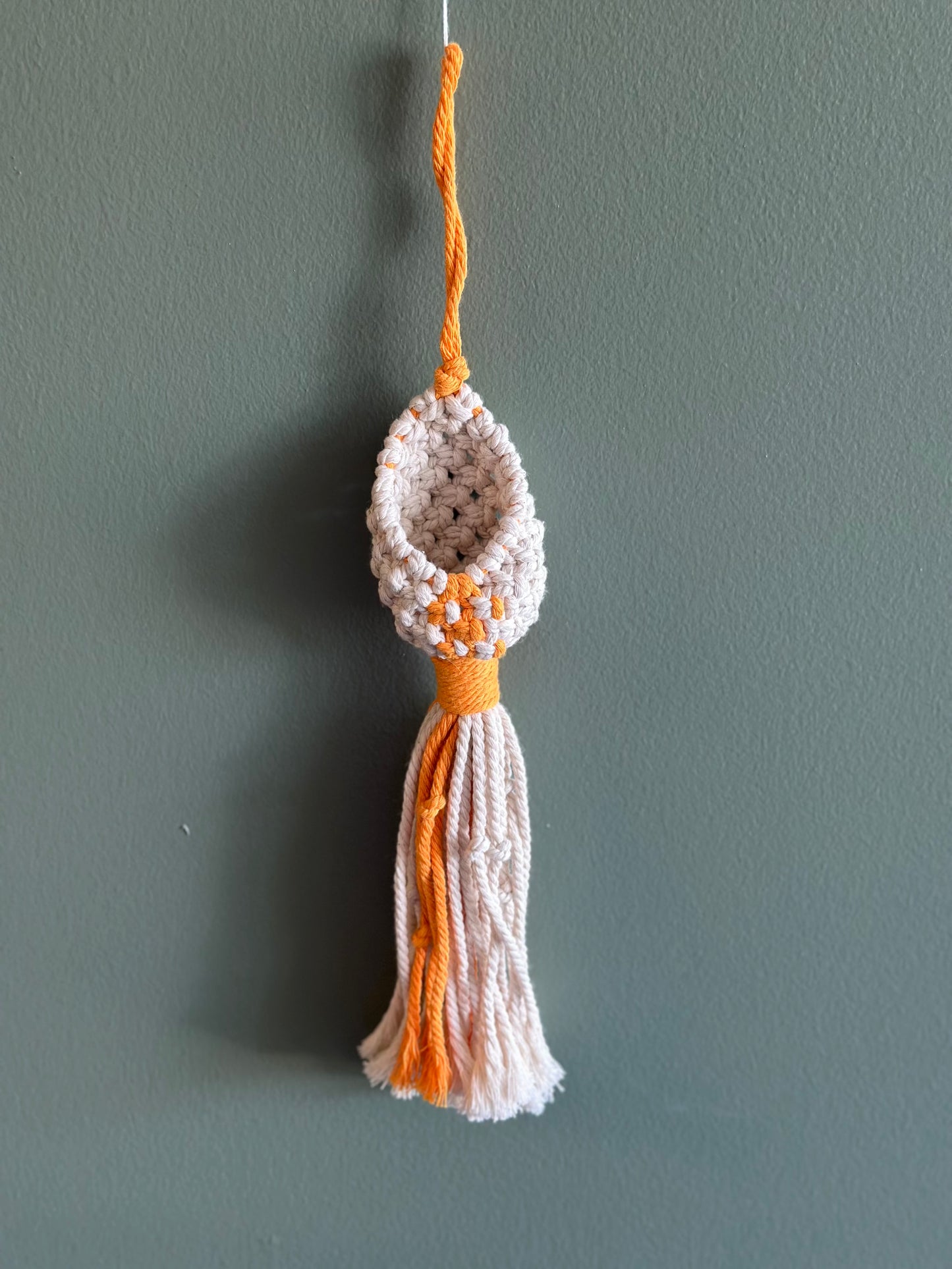 Macrame Pod / AirPlant Holder (choose color)