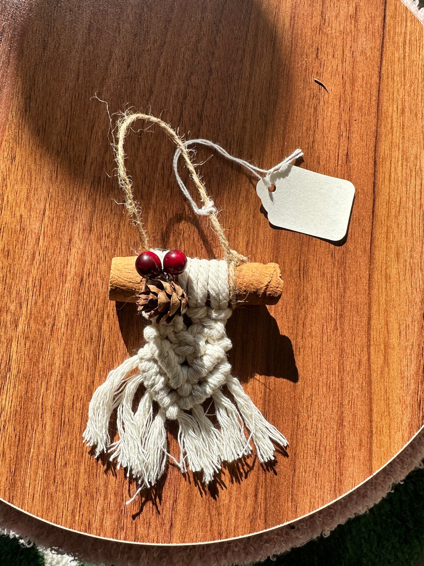 Macrame Ornament - KY handmade