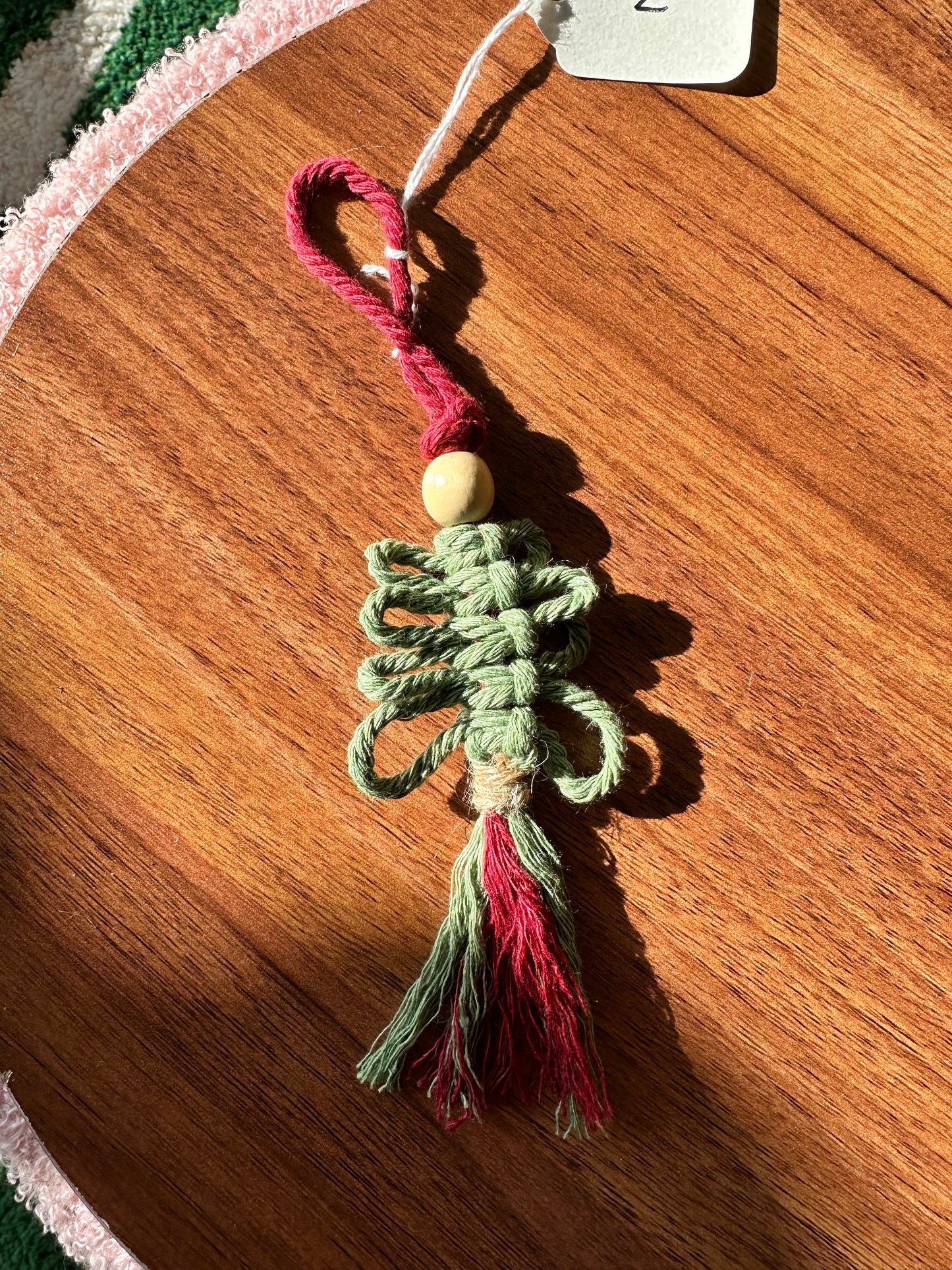 Tree Macrame Ornament