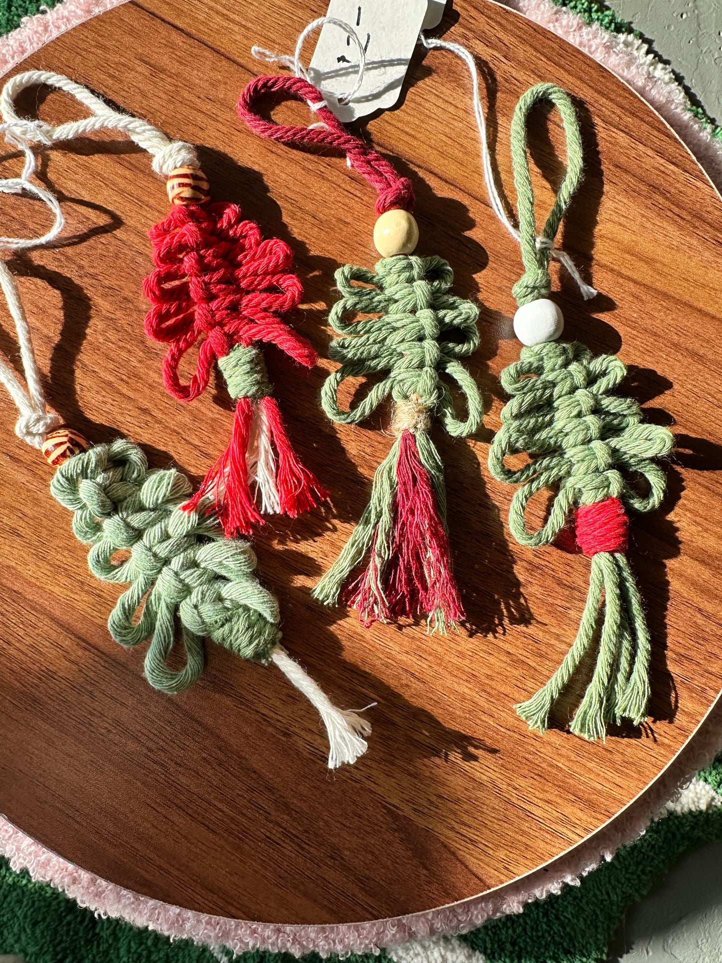 Tree Macrame Ornament