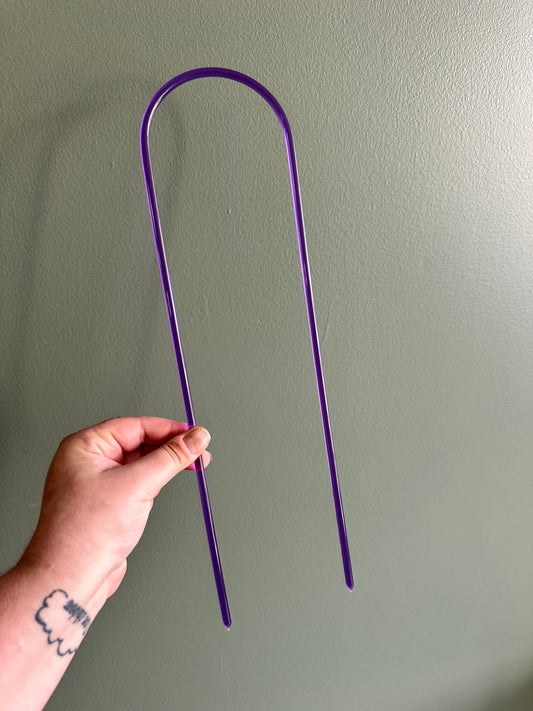 Purple 15” acrylic trellis
