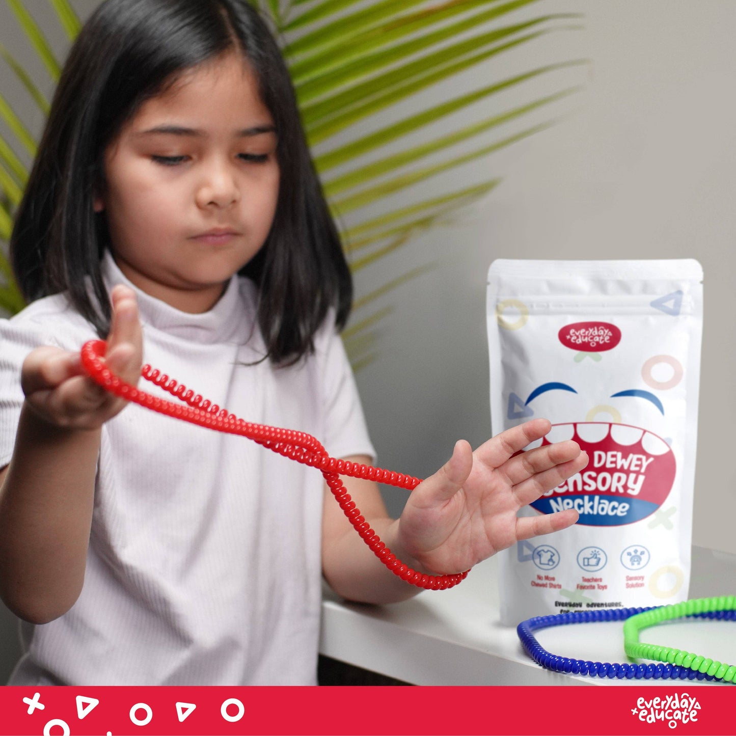 Chewy Dewey™ Sensory Necklace - (8 Pack)