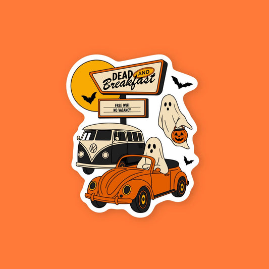 Dead and Breakfast, Halloween Sticker