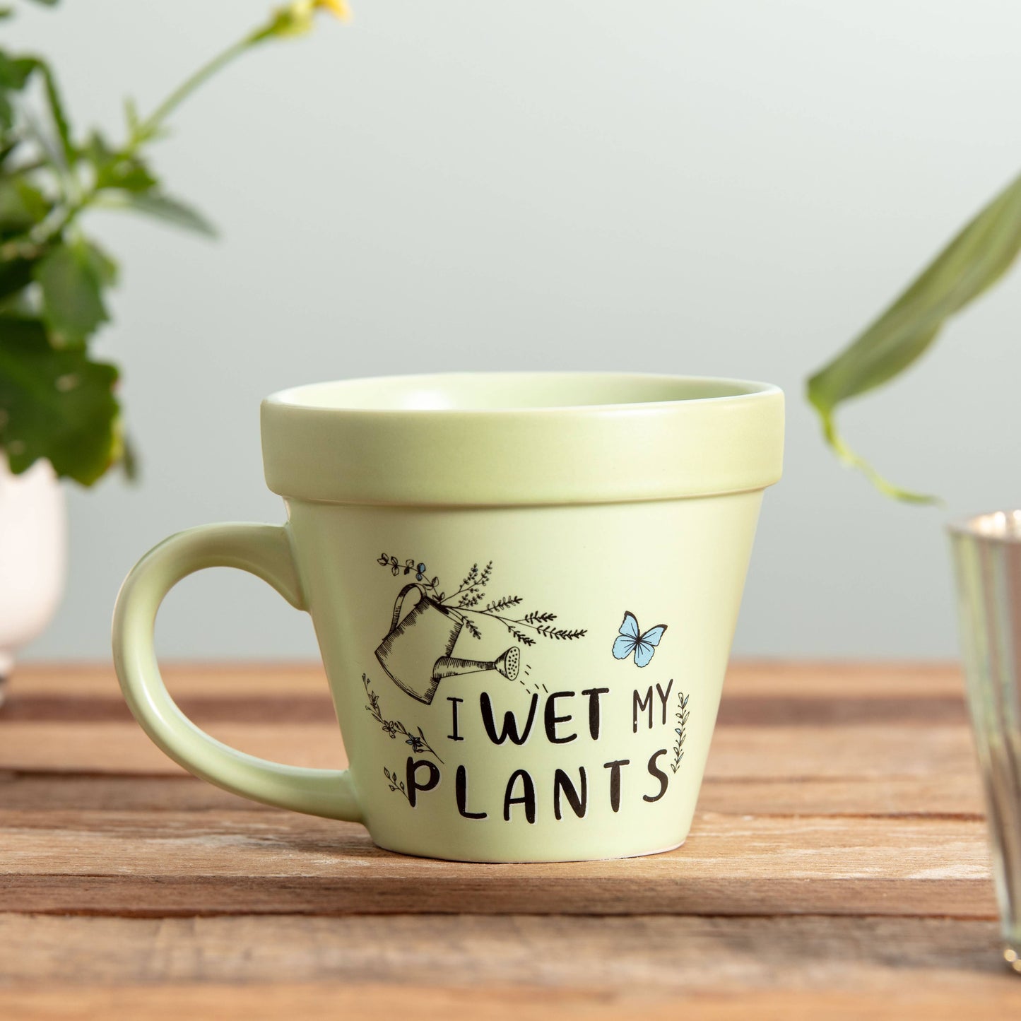 Plant Pot Mug - Gardening Gifts for Plant Moms - Wet Plants