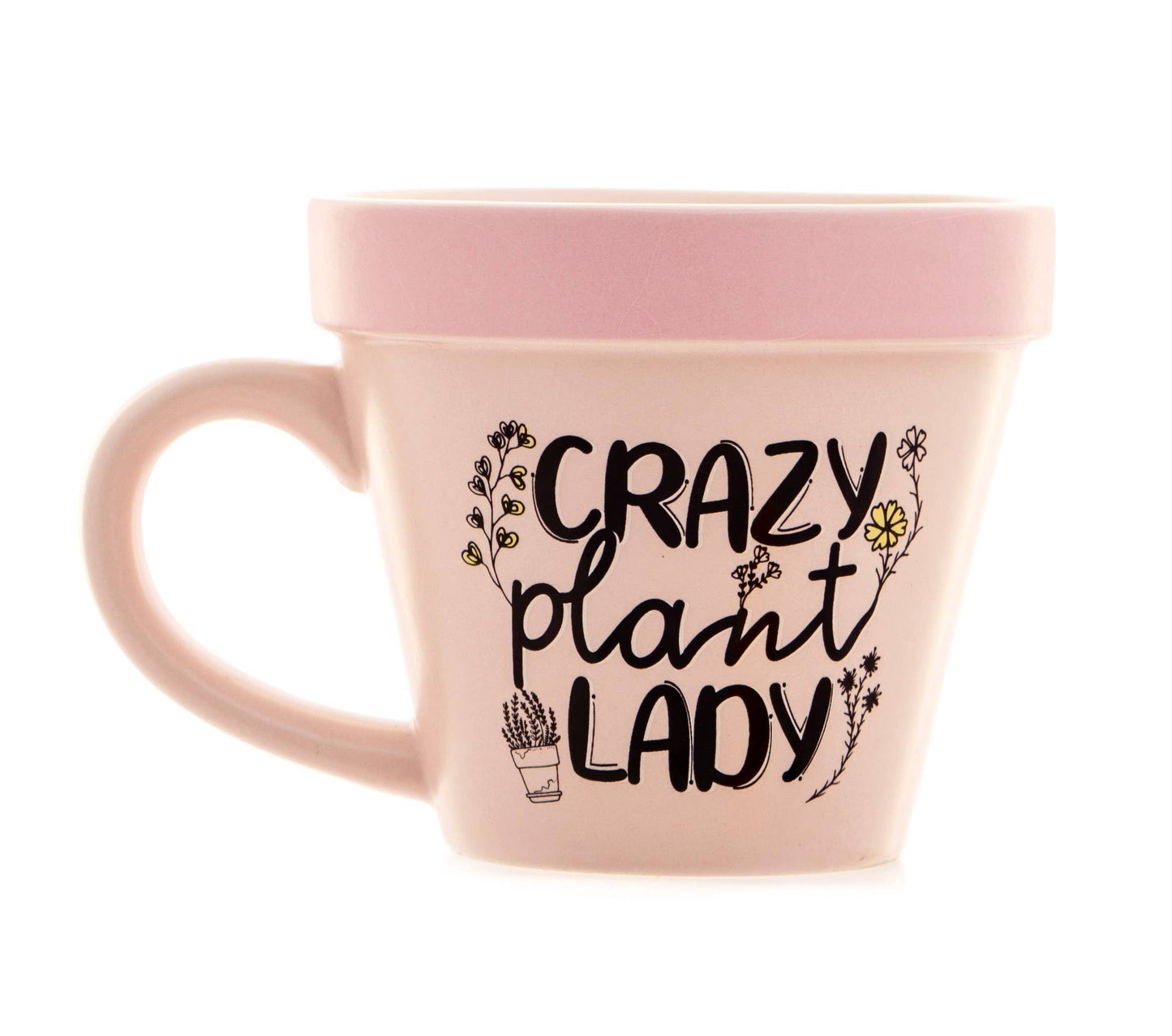 Plant Pot Mug - Gifts for Plant Moms - Crazy Plant Lady